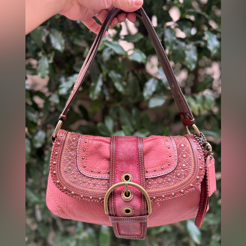 SOLD—-Coach Soho Punch Pink
